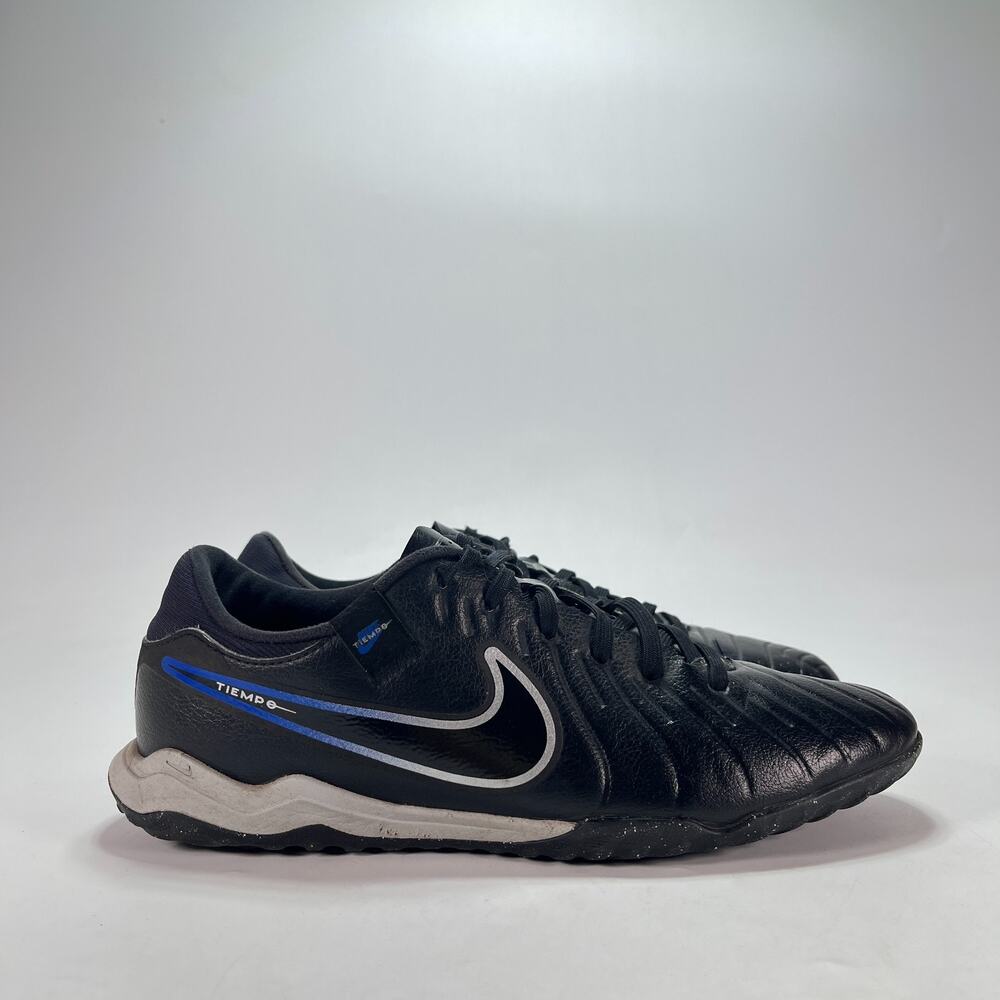 Nike Tiempo Legend 10 Academy TF Black Turf Soccer Shoes DV4342-040 Men's Size 7